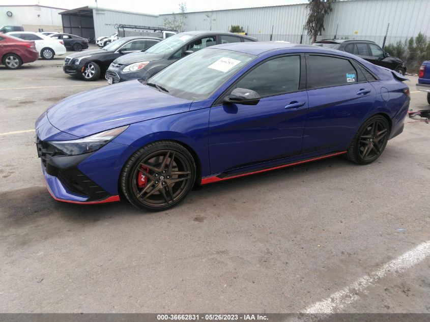 2022 HYUNDAI ELANTRA N - KMHLW4AK7NU006277