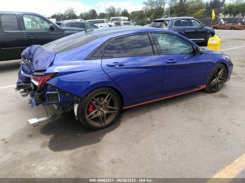 2022 HYUNDAI ELANTRA N - KMHLW4AK7NU006277
