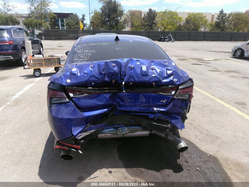 2022 HYUNDAI ELANTRA N - KMHLW4AK7NU006277