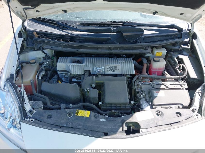 2013 TOYOTA PRIUS ONE/TWO/THREE/FOUR/FIVE - JTDKN3DU0D5609784