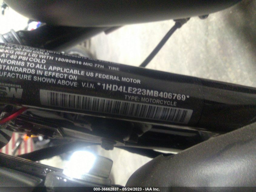 2021 HARLEY-DAVIDSON XL883 N - 1HD4LE223MB406769