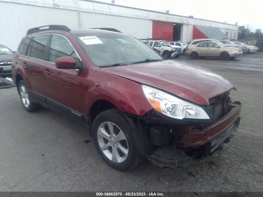 2013 SUBARU OUTBACK 2.5I PREMIUM - 4S4BRBCC9D3304007