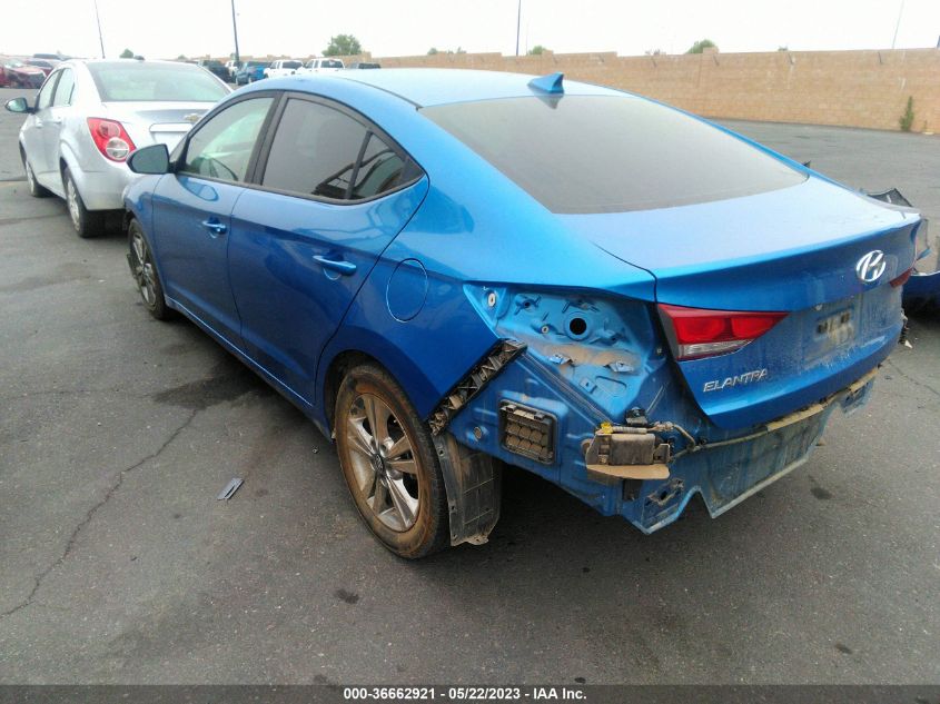 2018 HYUNDAI ELANTRA SEL - 5NPD84LF1JH217434