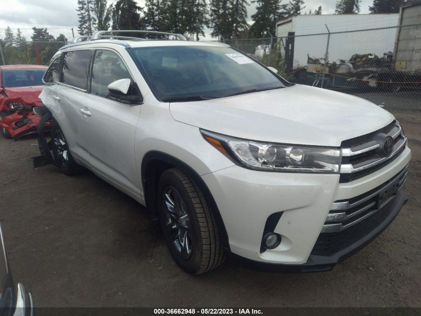 2018 TOYOTA HIGHLANDER LIMITED - 5TDDZRFH9JS866352