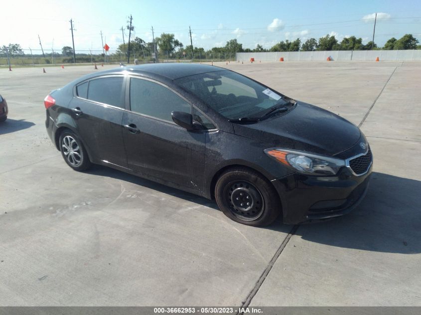 2016 KIA FORTE LX - KNAFK4A60G5564479