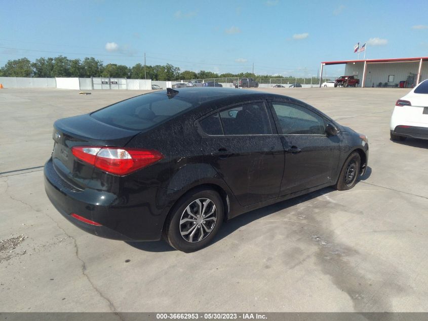 2016 KIA FORTE LX - KNAFK4A60G5564479