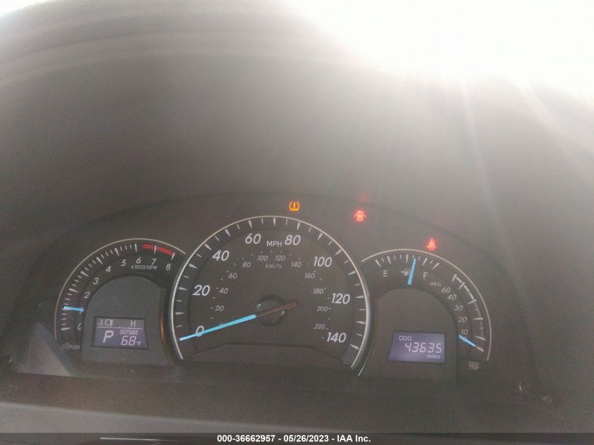 2013 TOYOTA CAMRY L/LE/SE/XLE - 4T4BF1FK4DR276591