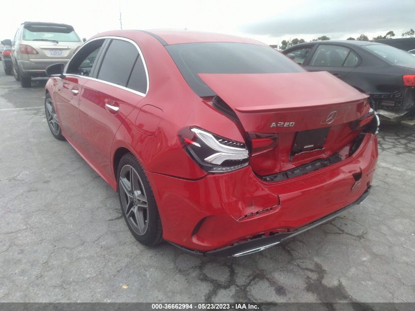 2019 MERCEDES-BENZ A-CLASS A 220 - WDD3G4EB6KW031429