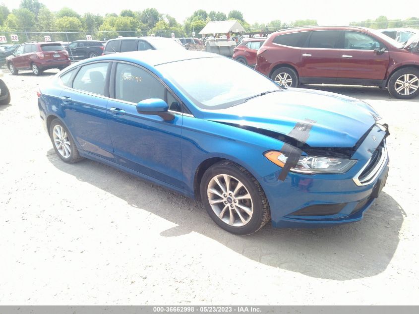 2017 FORD FUSION SE - 3FA6P0HD1HR102504