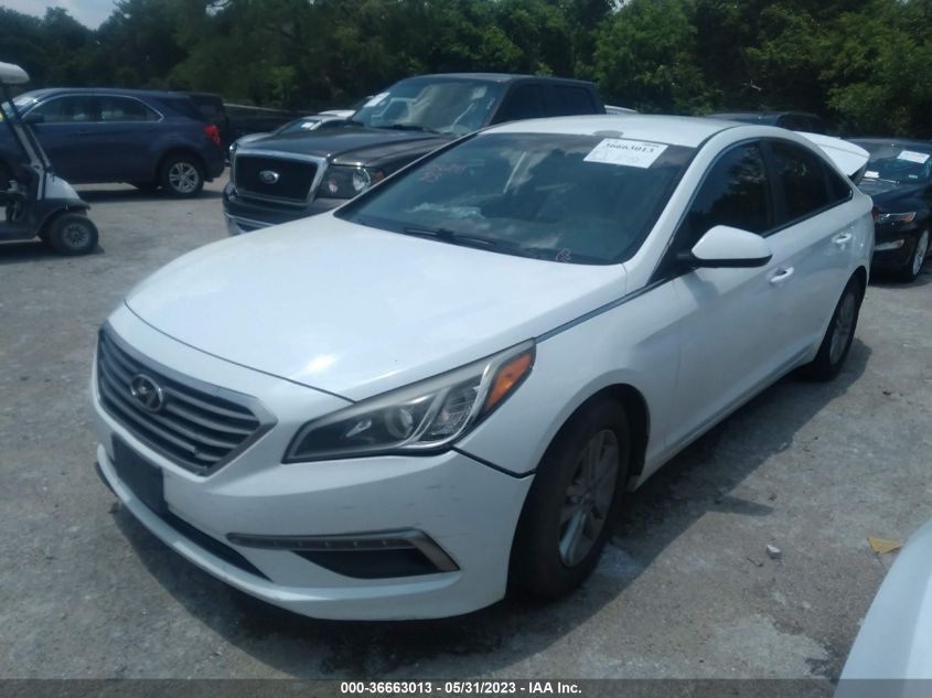 2015 HYUNDAI SONATA 2.4L SE - 5NPE24AF4FH010651