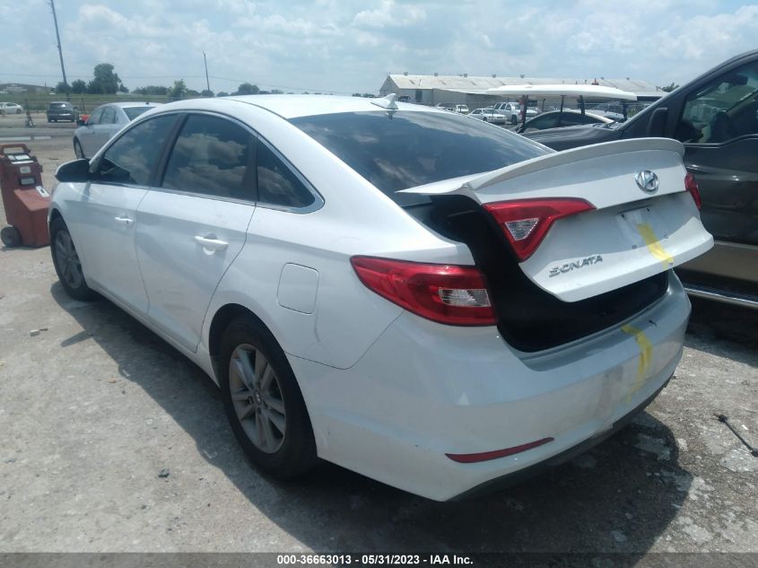 2015 HYUNDAI SONATA 2.4L SE - 5NPE24AF4FH010651