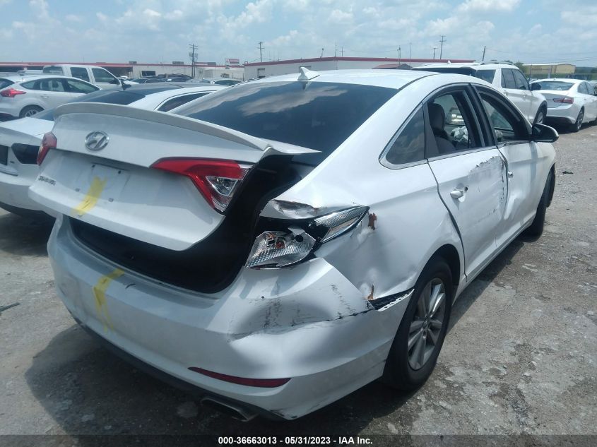 2015 HYUNDAI SONATA 2.4L SE - 5NPE24AF4FH010651