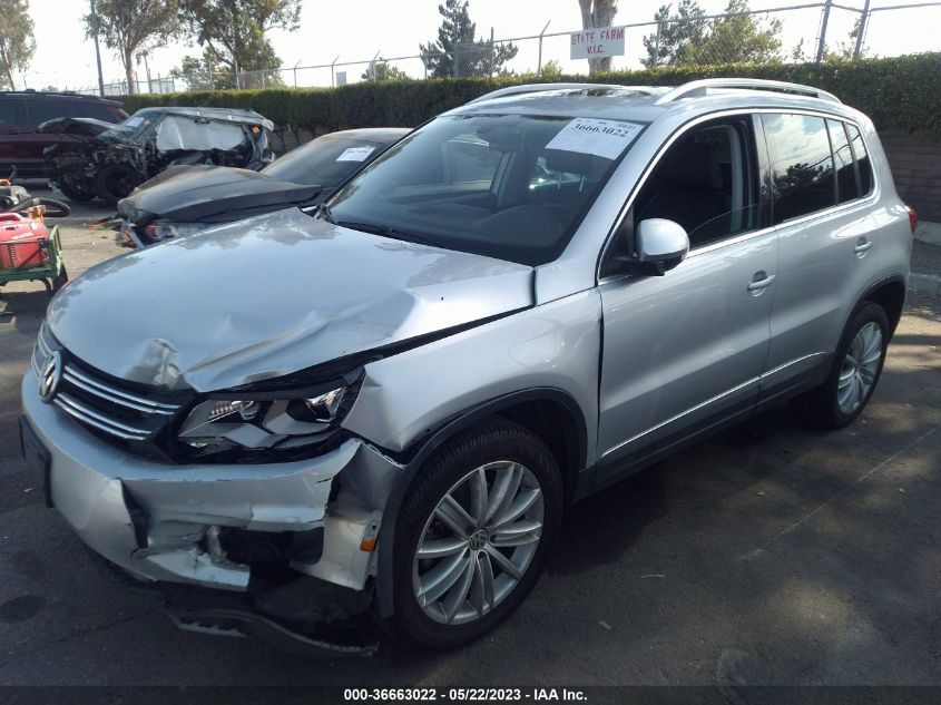 2016 VOLKSWAGEN TIGUAN SE - WVGAV7AX1GW612088