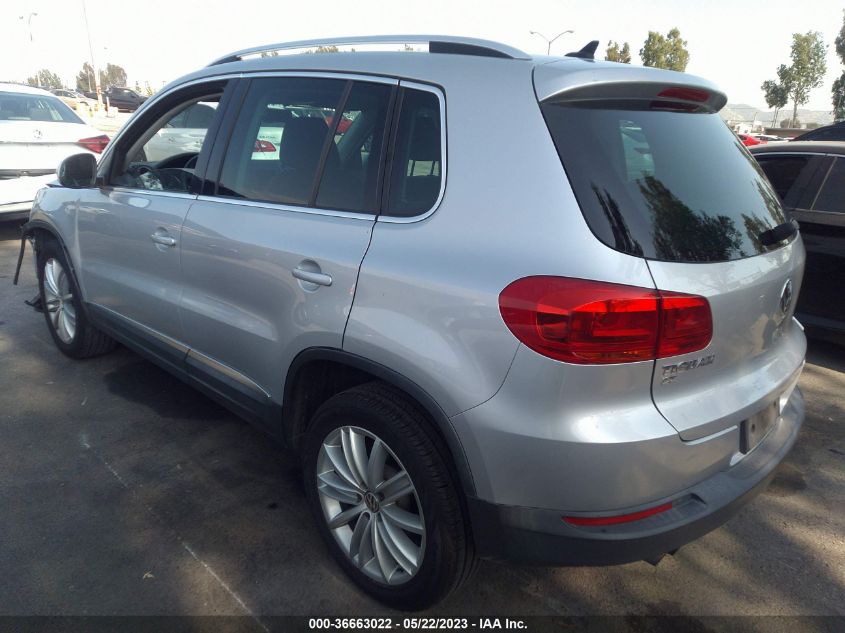2016 VOLKSWAGEN TIGUAN SE - WVGAV7AX1GW612088