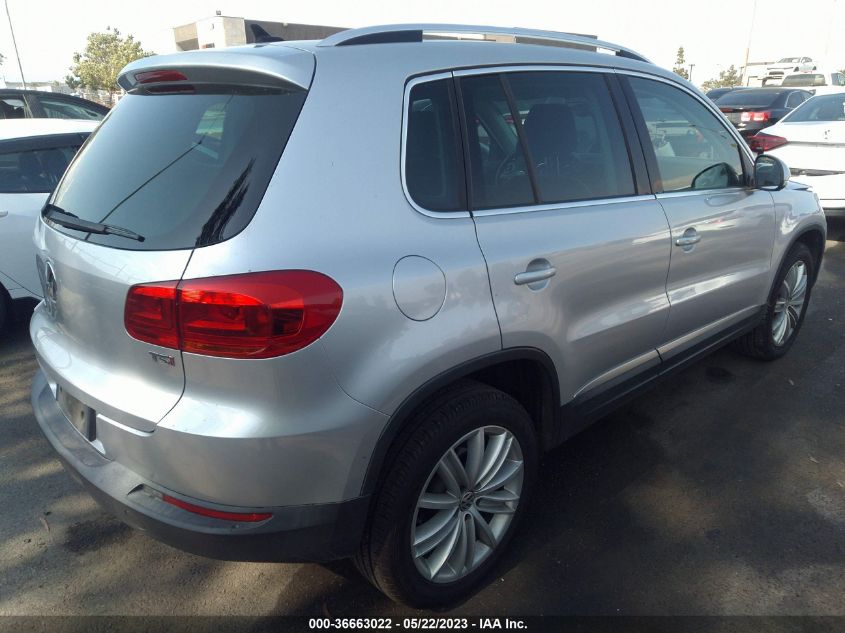 2016 VOLKSWAGEN TIGUAN SE - WVGAV7AX1GW612088