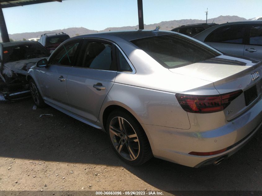 2018 AUDI A4 PREMIUM PLUS - WAULMAF43JA079691