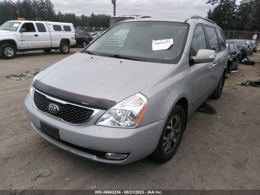 2014 KIA SEDONA EX - KNDMH4C78E6588891