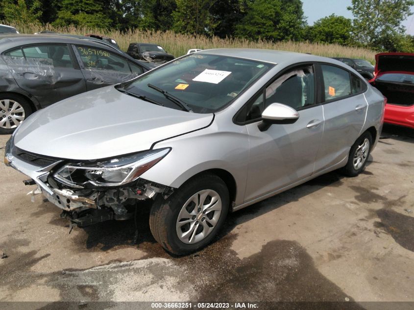 2019 CHEVROLET CRUZE LS - 1G1BC5SMXK7131534