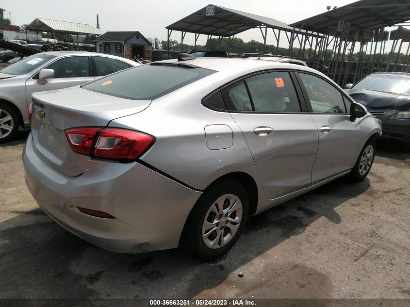 2019 CHEVROLET CRUZE LS - 1G1BC5SMXK7131534