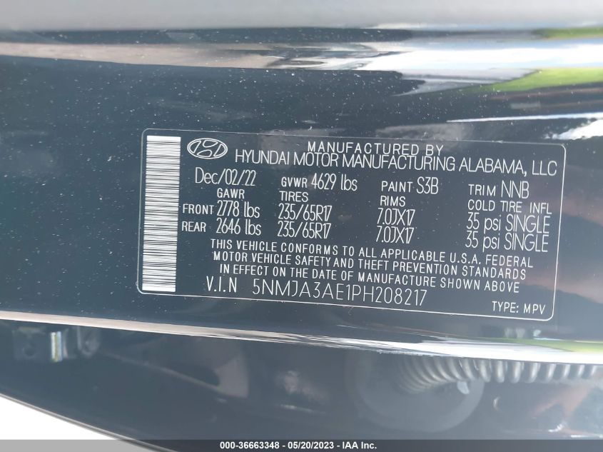 2023 HYUNDAI TUCSON SE - 5NMJA3AE1PH208217