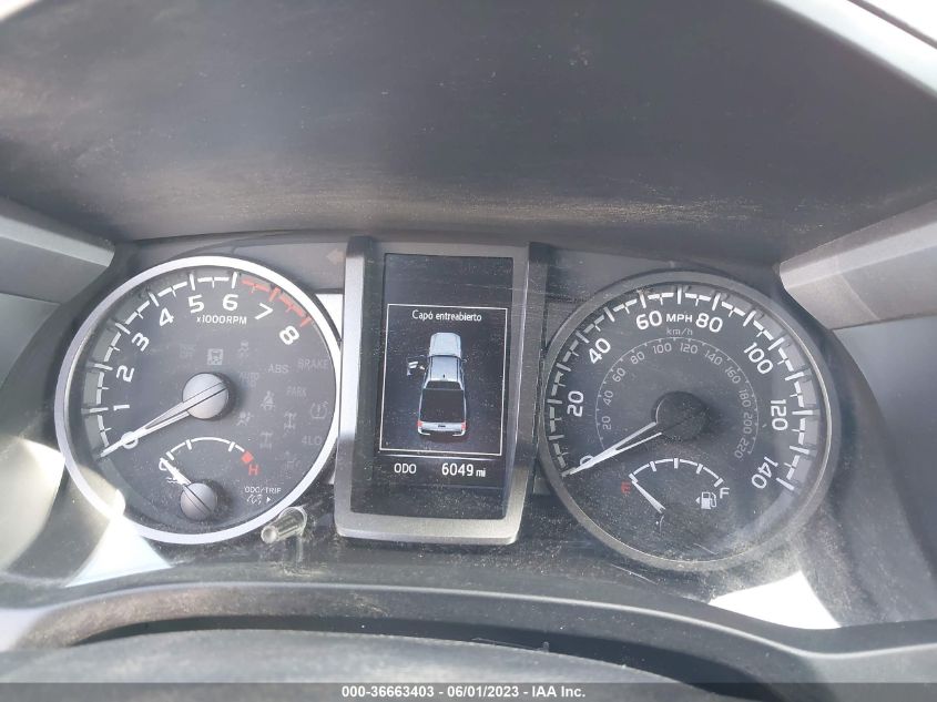 2022 TOYOTA TACOMA 4WD SR/SR5/TRD SPORT - 3TYCZ5AN7NT091934