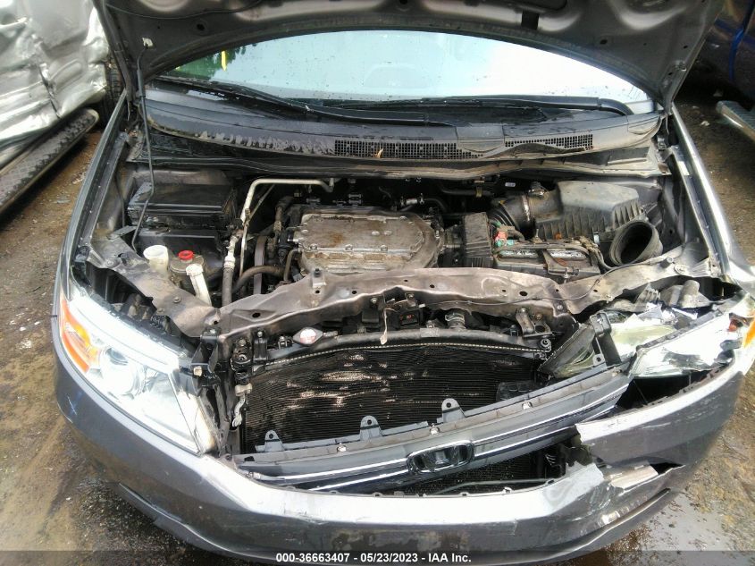 2013 HONDA ODYSSEY EX-L - 5FNRL5H66DB049571
