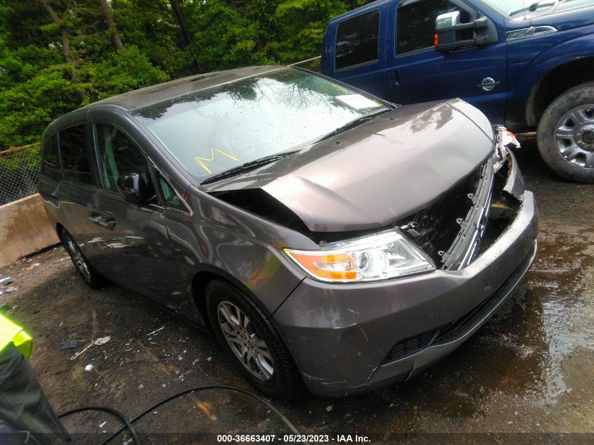 2013 HONDA ODYSSEY EX-L - 5FNRL5H66DB049571