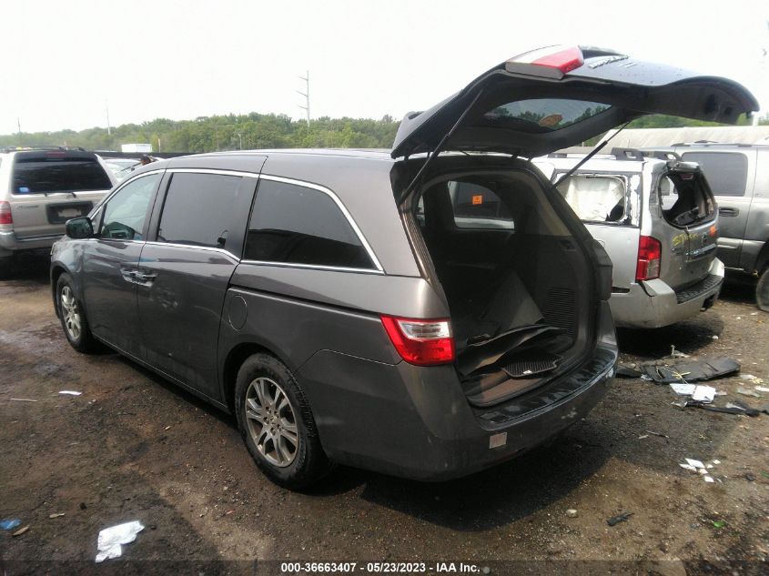 2013 HONDA ODYSSEY EX-L - 5FNRL5H66DB049571