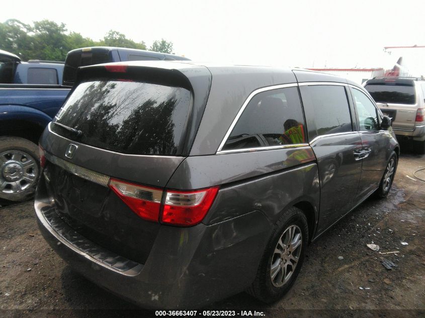 2013 HONDA ODYSSEY EX-L - 5FNRL5H66DB049571