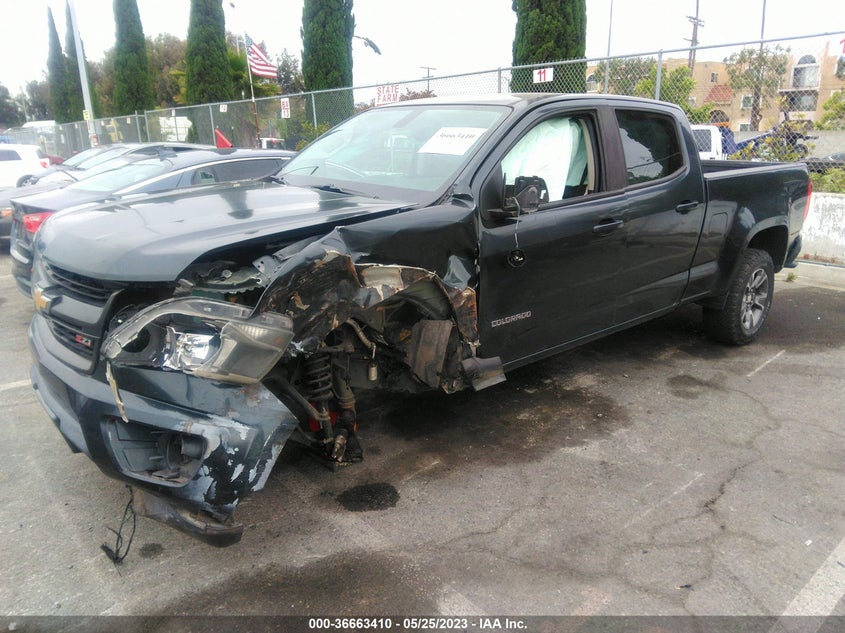 VIN 1GCGSDEN0J1127847 2018 CHEVROLET COLORADO 2WD Z71