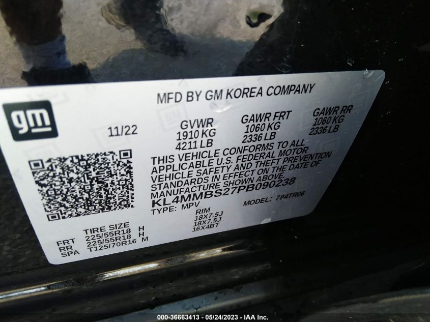 2023 BUICK ENCORE GX PREFERRED - KL4MMBS27PB090238