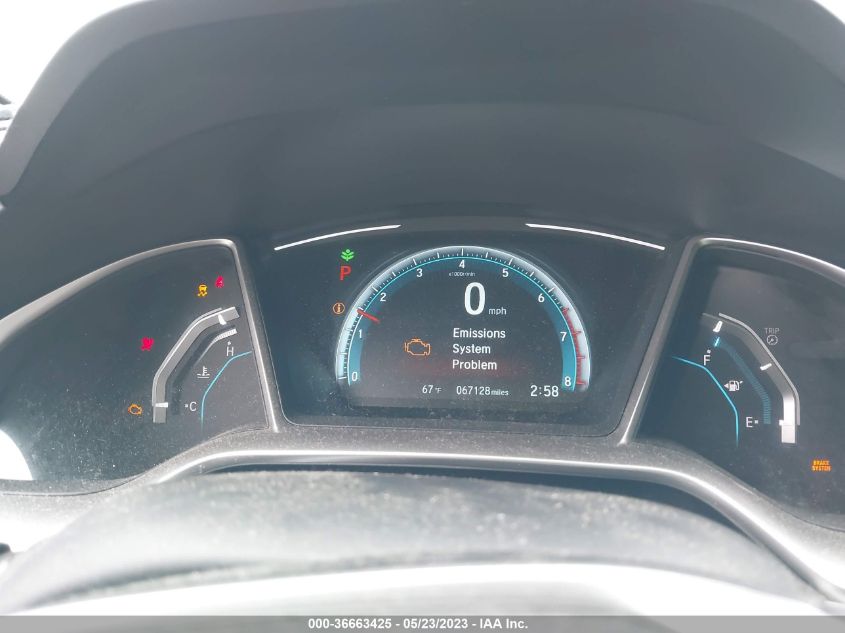 2018 HONDA CIVIC SEDAN EX-T - JHMFC1F33JX014376