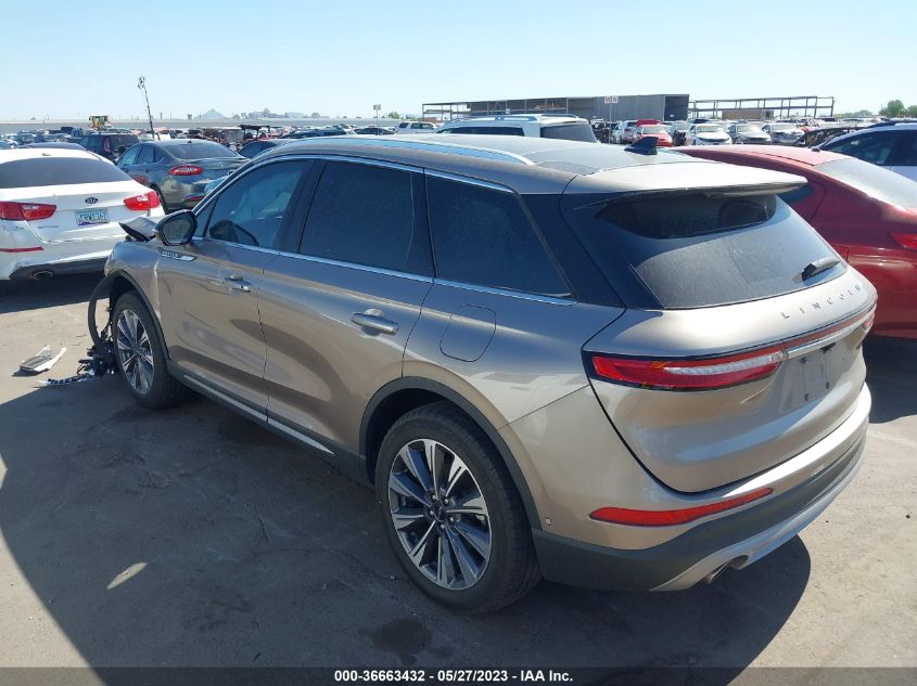 2020 LINCOLN CORSAIR RESERVE - 5LMCJ2C93LUL23609