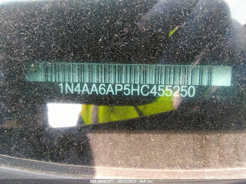 2017 NISSAN MAXIMA S - 1N4AA6AP5HC455250