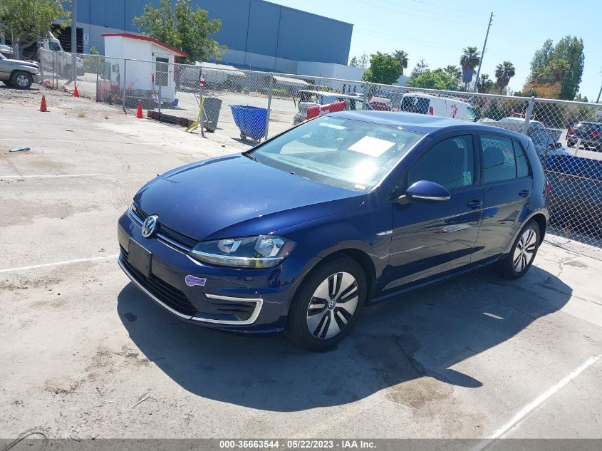 2019 VOLKSWAGEN E-GOLF SE - WVWKR7AU9KW910187