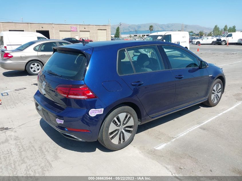 2019 VOLKSWAGEN E-GOLF SE - WVWKR7AU9KW910187