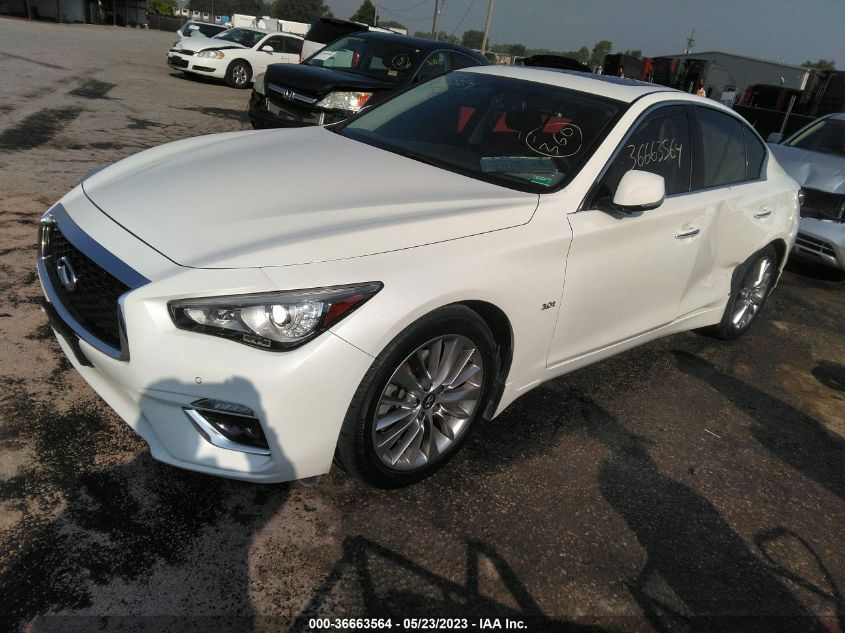 2018 INFINITI Q50 3.0T LUXE - JN1EV7AR6JM435745