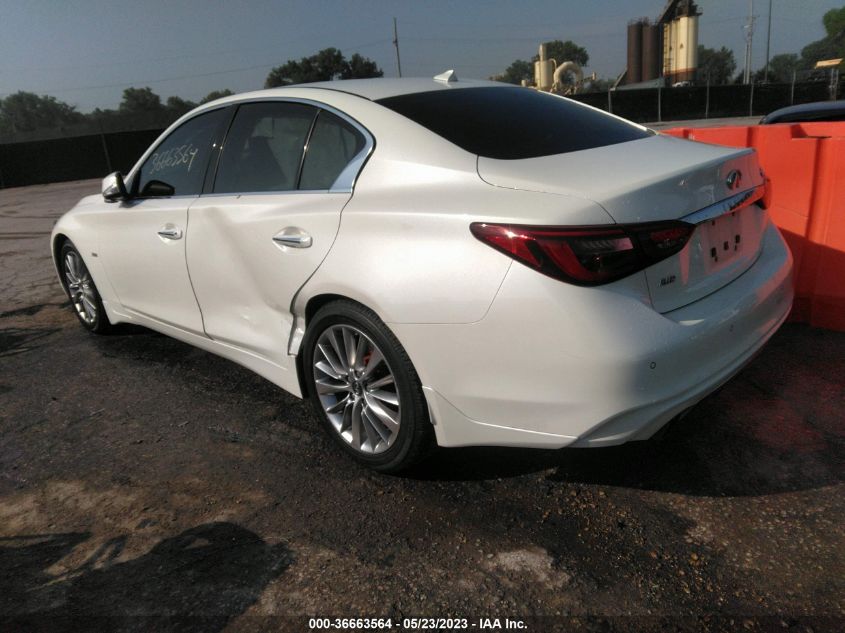 2018 INFINITI Q50 3.0T LUXE - JN1EV7AR6JM435745