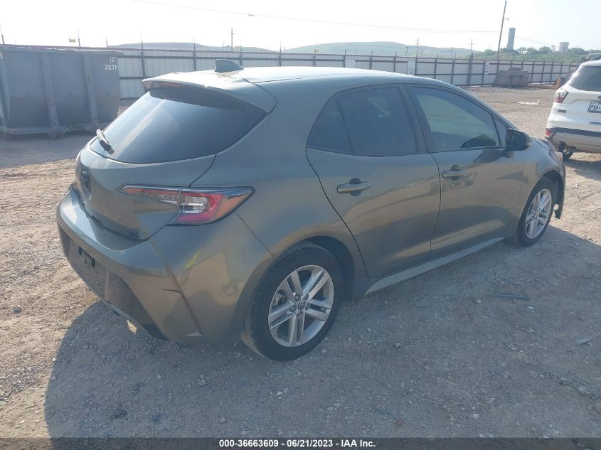 2020 TOYOTA COROLLA HATCHBACK SE/XSE JTNB4RBE1L3074178