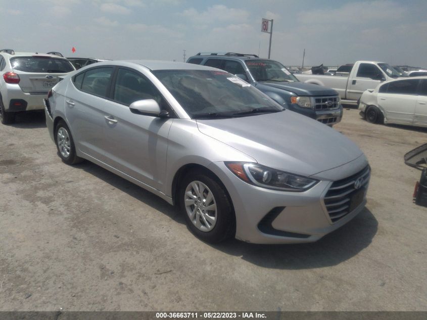 2017 HYUNDAI ELANTRA SE - 5NPD74LF2HH094191