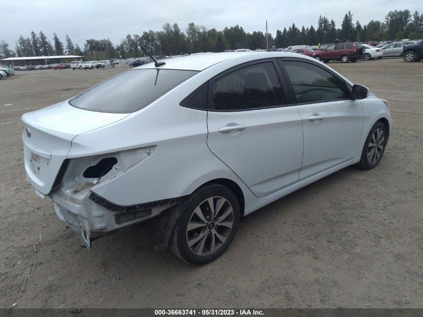 2017 HYUNDAI ACCENT VALUE EDITION - KMHCT4AEXHU379580