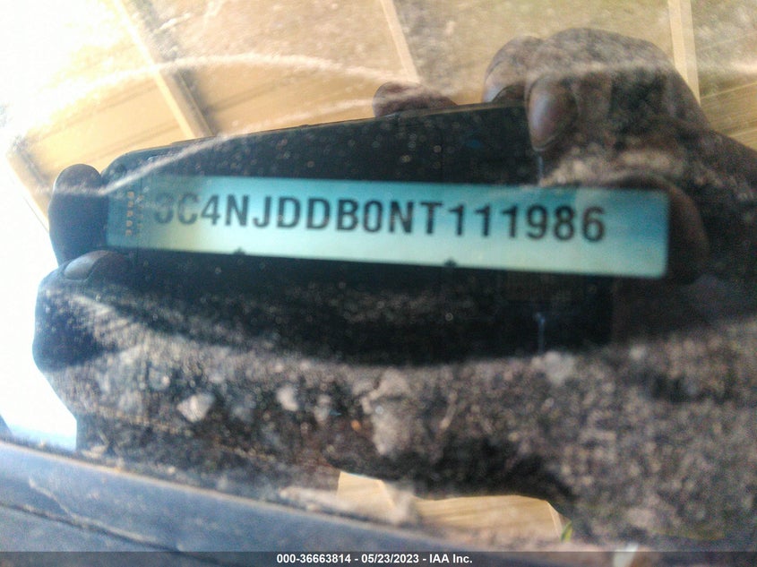 VIN 3C4NJDDB0NT111986 2022 JEEP COMPASS TRAILHAWK