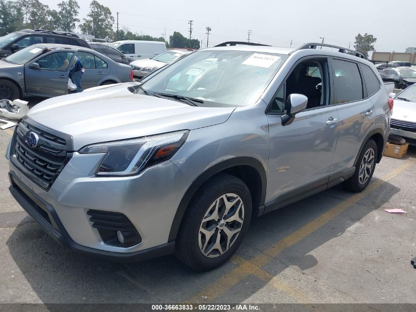 2022 SUBARU FORESTER PREMIUM - JF2SKAEC6NH449365