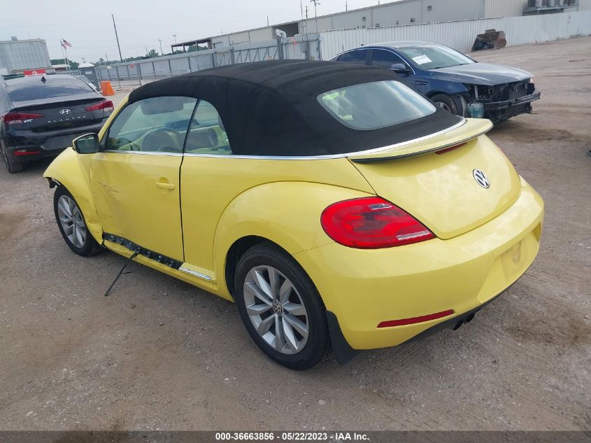 2014 VOLKSWAGEN BEETLE CONVERTIBLE 2.0L TDI 3VW5L7AT2EM813372
