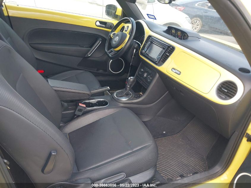 2014 VOLKSWAGEN BEETLE CONVERTIBLE 2.0L TDI 3VW5L7AT2EM813372