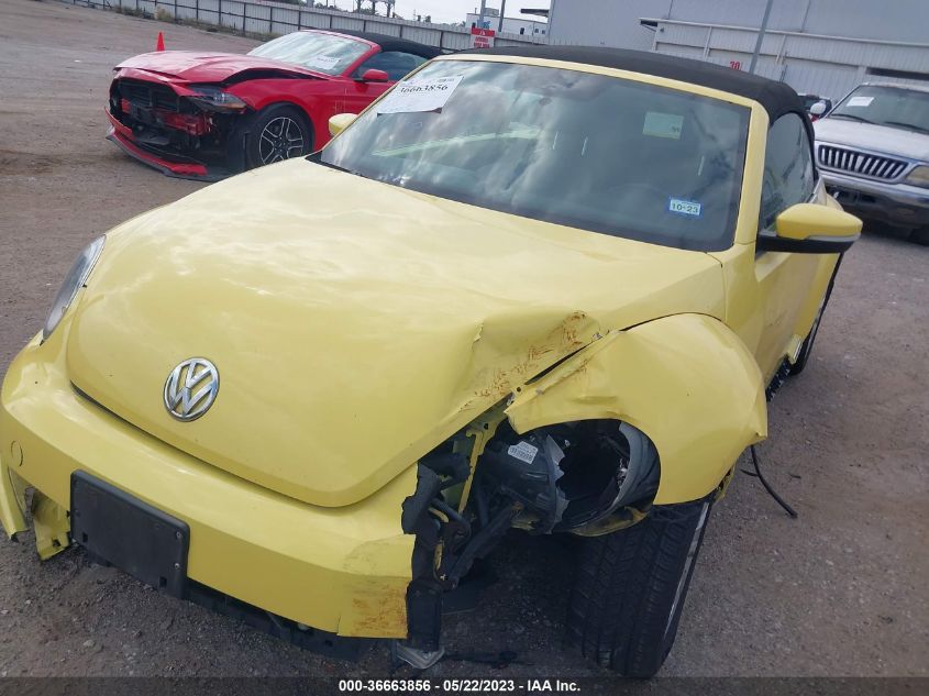 2014 VOLKSWAGEN BEETLE CONVERTIBLE 2.0L TDI 3VW5L7AT2EM813372