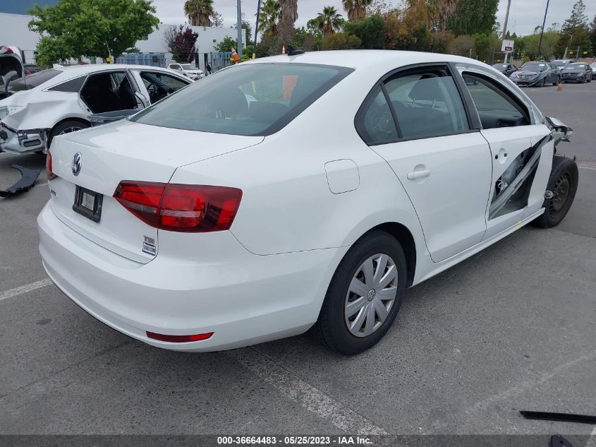 2016 VOLKSWAGEN JETTA SEDAN 1.4T S W/TECHNOLOGY - 3VW267AJ4GM327416