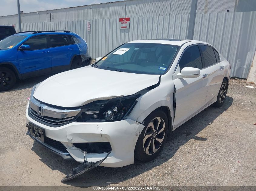 2016 HONDA ACCORD SEDAN EX-L - 1HGCR2F84GA017076