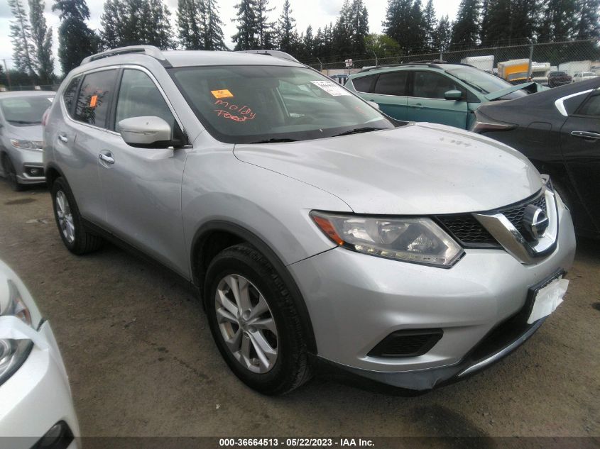 2015 NISSAN ROGUE SV - KNMAT2MTXFP557459