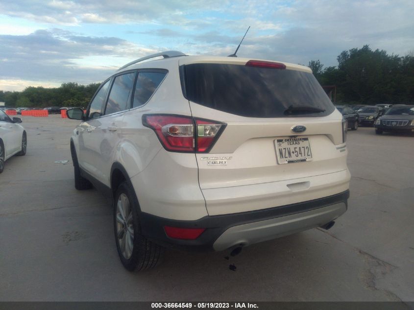 2017 FORD ESCAPE TITANIUM - 1FMCU0J96HUA26259